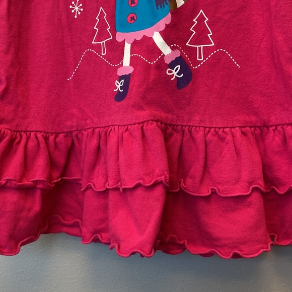 2 pink long sleeved shirts with a winter dresses kitty and a gem made butterfly - Picture 3 of 6